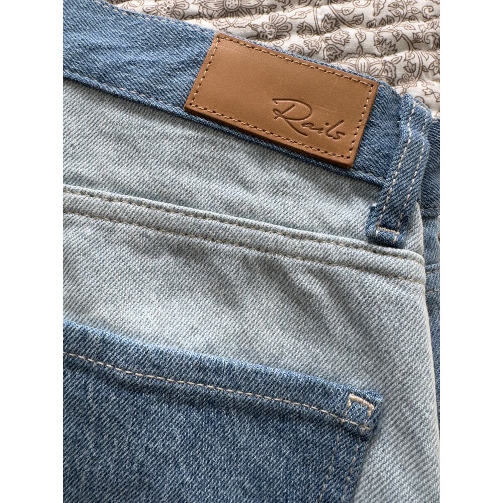 Rails The Getty Crop Patchwork Light Indigo Blue … - image 8